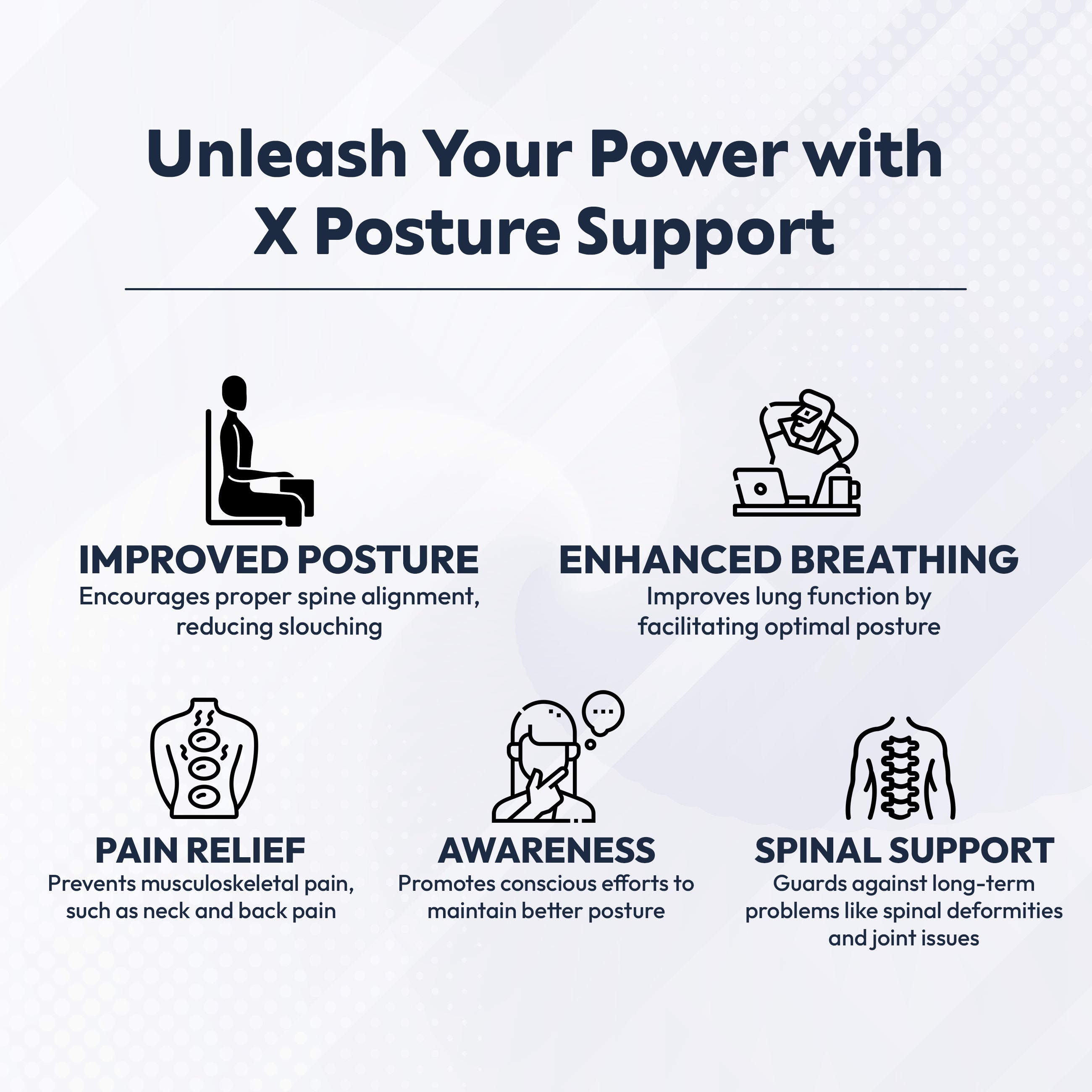 I5Joints-XPosture Support Belt For Womens(Premium Back Brace With Non Magnetic Support At Back | Posture Corrector Therapy Shoulder Belt For Lower And Upper Back Posture Corrector for Women)) I5Joints-XPosture Support Belt For Womens(Premium Back Brace With Non Magnetic Support At Back | Posture Corrector Therapy Shoulder Belt For Lower And Upper Back Posture Corrector for Women))